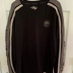 Harley Davidson Willie G skull long sleeve shirt XL
